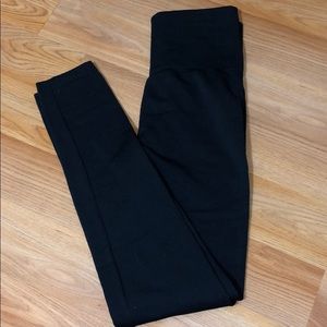 High waisted polyester leggings